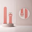 Apple Watch Series 7 41mm Coral Silicone Pin Buckle Band - 3