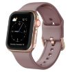 Apple Watch SE 44mm Silicone Band, Pin Buckle - Smoked Purple - 1