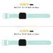 Apple Watch Series 6 44mm Silicone Band, Pin Buckle, Mint Green - 2