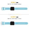 Apple Watch Series 6 44mm Light Blue Silicone Band Pin Buckle - 2