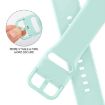 Apple Watch Series 5 44mm Mint Green Silicone Band Pin Buckle - 3