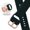 Apple Watch Series 5 40mm Dark Green Silicone Band Pin Buckle - 3