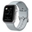 Apple Watch Series 4 40mm Light Grey Silicone Pin Buckle Band - 1