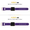 Apple Watch Series 3 42mm Purple Silicone Band with Pin Buckle - 2