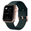 Apple Watch Series 2 42mm Dark Green Silicone Band Pin Buckle - 1