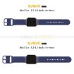 Apple Watch Series 2 38mm Violet Gray Silicone Band with Pin Buckle - 2