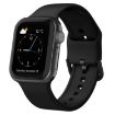 Apple Watch 42mm Black Silicone Pin Buckle Band - 1