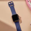 Apple Watch 42mm Violet Gray Silicone Pin Buckle Band - 4