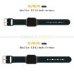 Apple Watch 38mm Dark Green Silicone Pin Buckle Band - 2