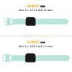 Apple Watch Series 9 45mm Mint Green Silicone Band Pin Buckle - 2