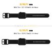 Apple Watch Series 9 45mm Black Silicone Pin Buckle Band - 2