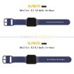 Apple Watch Series 9 45mm Violet Gray Silicone Band Pin Buckle - 2