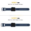 Apple Watch SE 2023 44mm Silicone Band, Pin Buckle - Abyss Blue - 2