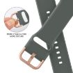 Apple Watch Series 10 46mm Olive Silicone Pin Buckle Band - 3