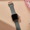 Apple Watch Series 10 46mm Olive Silicone Pin Buckle Band - 4