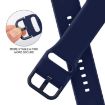 Apple Watch Series 10 46mm Midnight Blue Silicone Band Pin Buckle - 3