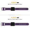 Apple Watch Series 10 42mm Dark Purple Silicone Band Pin Buckle - 2