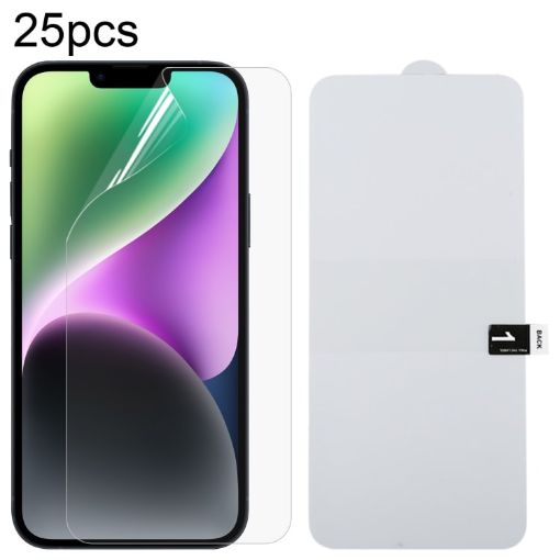 iPhone 15 Full Screen Protector 25pcs Explosion-proof Hydrogel Film - 1