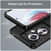 OPPO F25 Pro 5G Black Carbon Fiber Brushed Texture TPU Case - 6