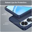 OPPO A60 Blue Carbon Fiber Brushed Texture TPU Phone Case - 6