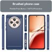 OPPO Reno12 F 4G Blue Carbon Fiber Brushed TPU Phone Case - 2