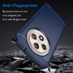 OPPO Reno12 F 4G Blue Carbon Fiber Brushed TPU Phone Case - 3