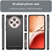 OPPO Reno12 F 5G Black Carbon Fiber Brushed Texture TPU Case - 2