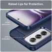 OPPO Reno12 Pro Global Blue Carbon Fiber Brushed TPU Phone Case - 6