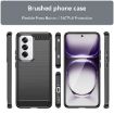 OPPO Reno12 Global Carbon Fiber Brushed Texture TPU Case - Black - 2