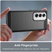 OPPO Reno12 Global Carbon Fiber Brushed Texture TPU Case - Black - 5