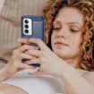 OPPO Reno12 Global Blue Carbon Fiber Brushed TPU Phone Case - 7