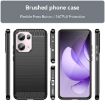 OPPO Reno13 Pro Global Carbon Fiber Brushed Texture TPU Case Black - 2