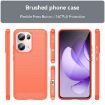OPPO Reno13 Pro Global Red Carbon Fiber Brushed Texture TPU Case - 2