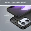OPPO Reno13 Global Carbon Fiber Brushed Texture TPU Case - Black - 6
