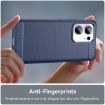 OPPO Reno13 F 5G Blue Carbon Fiber Brushed Texture TPU Case - 5