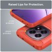 OPPO F29 5G Red TPU Phone Case - Carbon Fiber Brushed Texture - 6