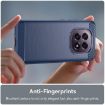 OPPO F29 5G Blue TPU Phone Case - Carbon Fiber Brushed Texture - 5