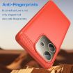OPPO A5 Pro 4G Red Carbon Fiber Brushed TPU Phone Case - 3