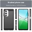 OPPO A5 4G Global Carbon Fiber Brushed TPU Phone Case - Black - 2