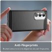 OPPO A5 5G Black Carbon Fiber Brushed Texture TPU Phone Case - 5