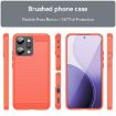 OPPO Reno14 Pro Global Red Carbon Fiber Brushed TPU Phone Case - 2