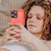 OPPO Reno14 Pro Global Red Carbon Fiber Brushed TPU Phone Case - 7