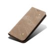 OPPO Reno14 5G Khaki Denim Texture Flip Leather Case - Global Style - 6