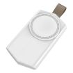 Apple Watch Series Portable Magnetic Wireless Charger - USB Port, White - 1