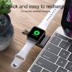 Apple Watch Series Portable Magnetic Wireless Charger - USB Port, White - 5
