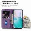 Infinix Hot 50 Pro 4G Purple Leather Embossed Phone Case - 5