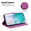 Infinix Hot 50 Pro 4G Rose Red Little Tiger Embossed Leather Case - 6