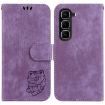 Infinix Hot 50 Pro+ 4G Purple Leather Embossed Phone Case - 1