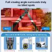 8MP HD Outdoor WiFi IP Camera, IP66 Waterproof, Day/Night, US Plug - 3