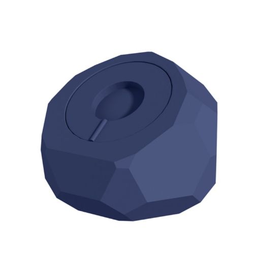 Diamond-shaped 2 in 1 Wireless Charging Silicone Base - Blue - 1